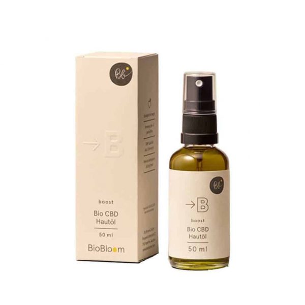 BioBloom -  boost - Bio CBD Hautöl - CBD Kosmetik 1,5% (750mg) - 50ml