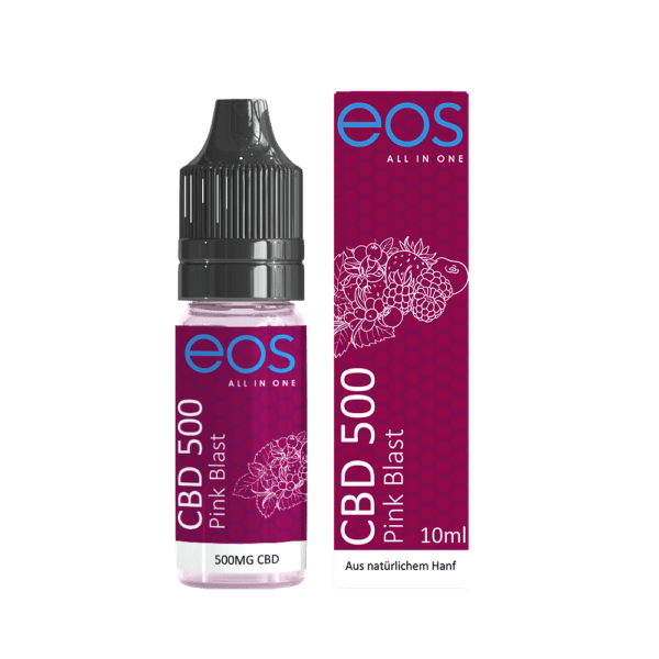 eos – CBD E-Liquid Pink Blast 500mg Cannabidiol in 10ml