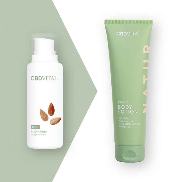 CBD Vital - CBD Bodylotion plus - CBD Creme mit 0,5% (100mg) CBD - 200ml